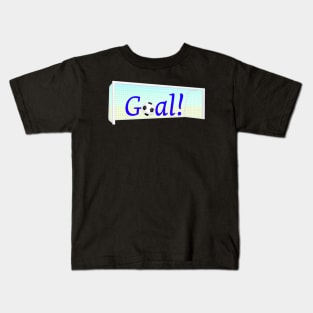 Score a football goal Kids T-Shirt